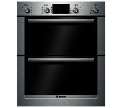 BOSCH  Exxcel HBN53R550B Electric Built-under Double Oven - Stainless Steel